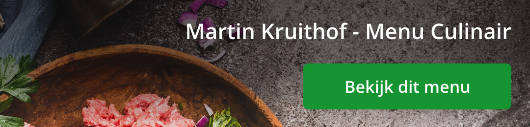 Martin Kruithof menu Culinair
