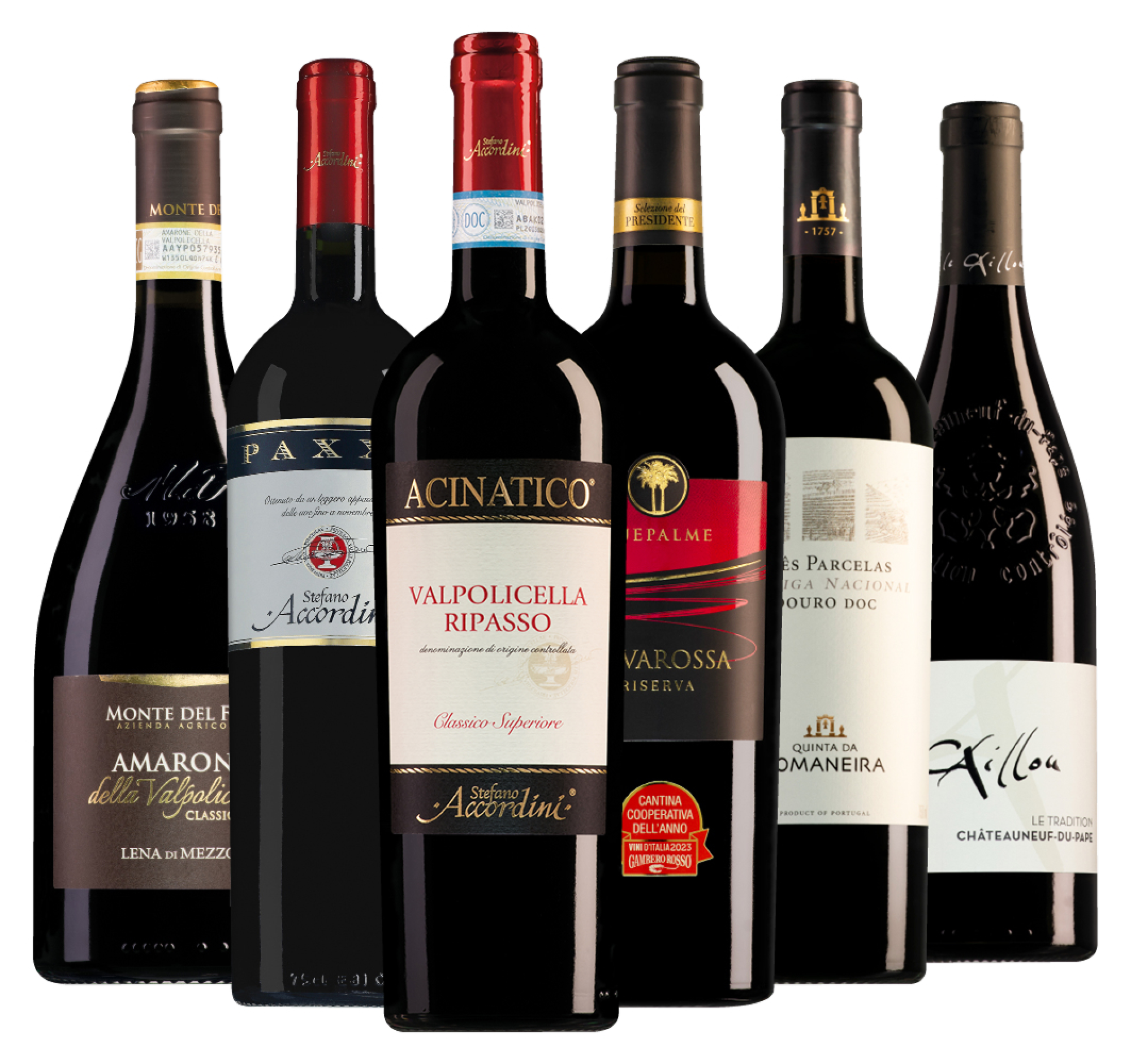 Wijnpakket krachtig kerstrood (6 flessen)